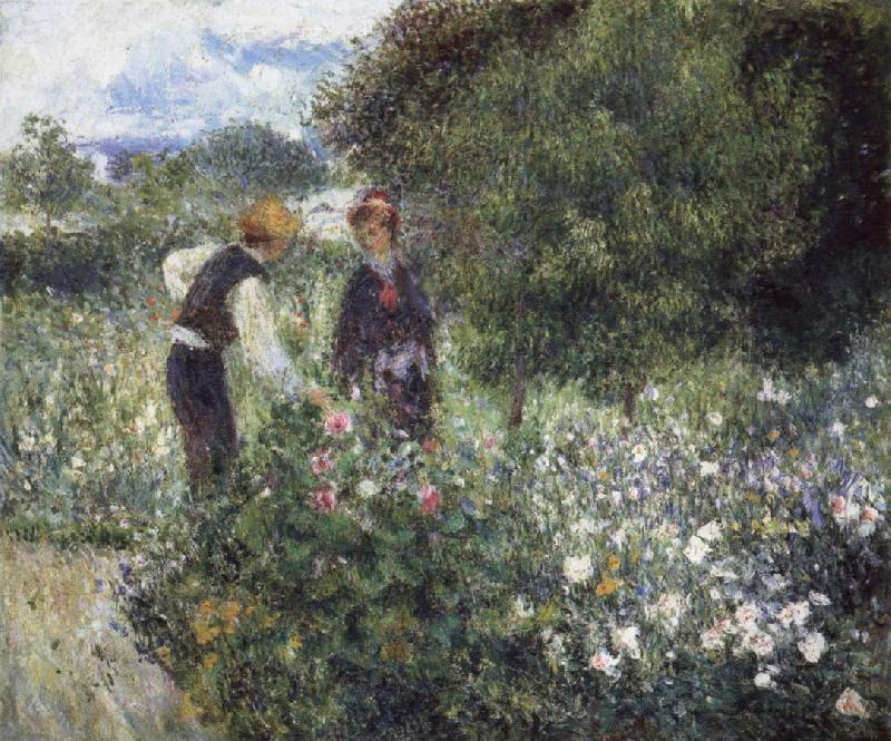 Pierre-Auguste Renoir Conversation with the Gardener